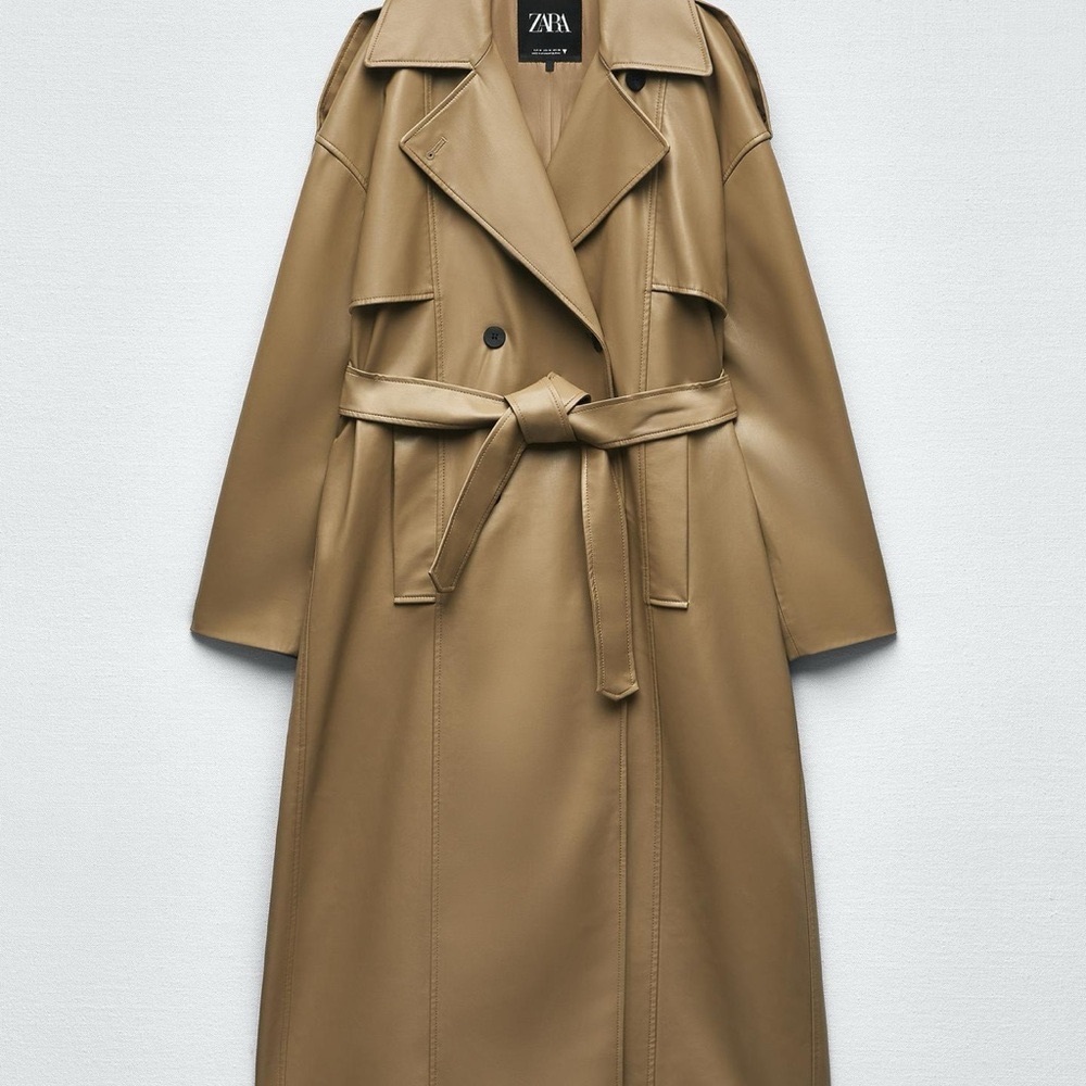 Zara Women's Tan Trench Coat
